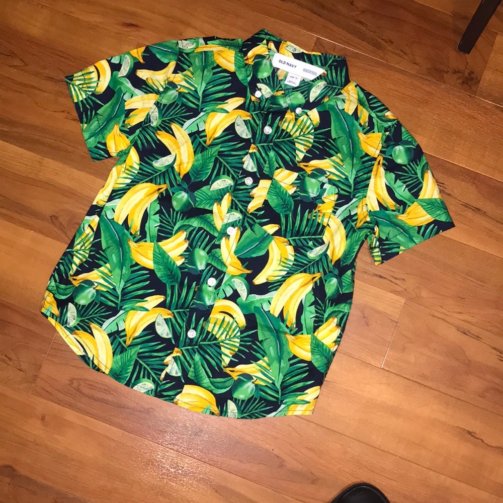 Boys Button Up Top